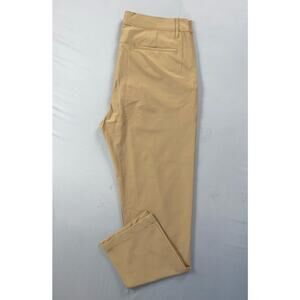 Mtailor San Francisco Flat Front Performance Chino Tech Pants. Beige, 36X28. EUC